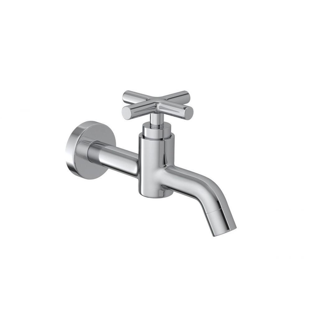 Torneira Curta Para Lavatório De Parede Duna Clássica Cromado Deca - 1