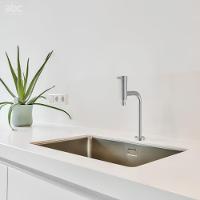 Misturador Monocomando Para Cozinha De Mesa Link Bica Alta Cromado Deca