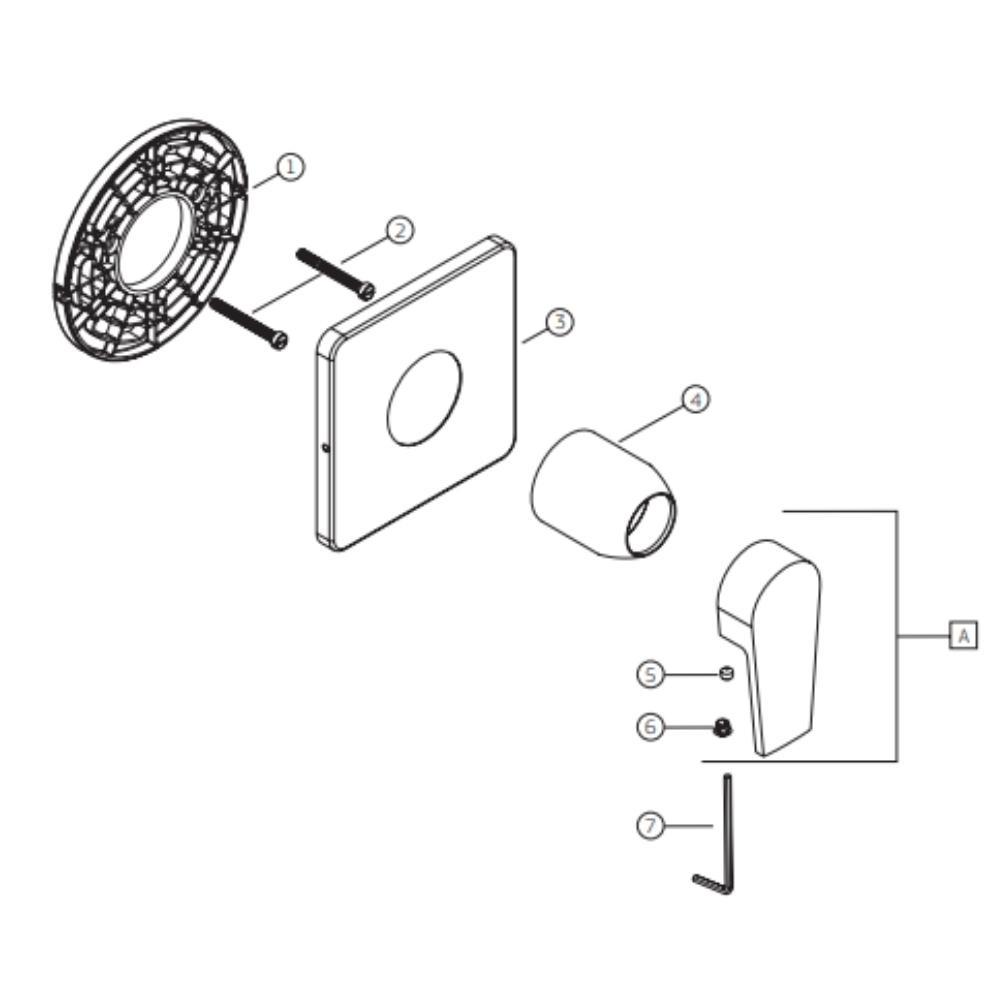 Acabamento Misturador Monocomando Para Ducha Higiênica Level Alta E Baixa Pressão Cromado Deca - 5