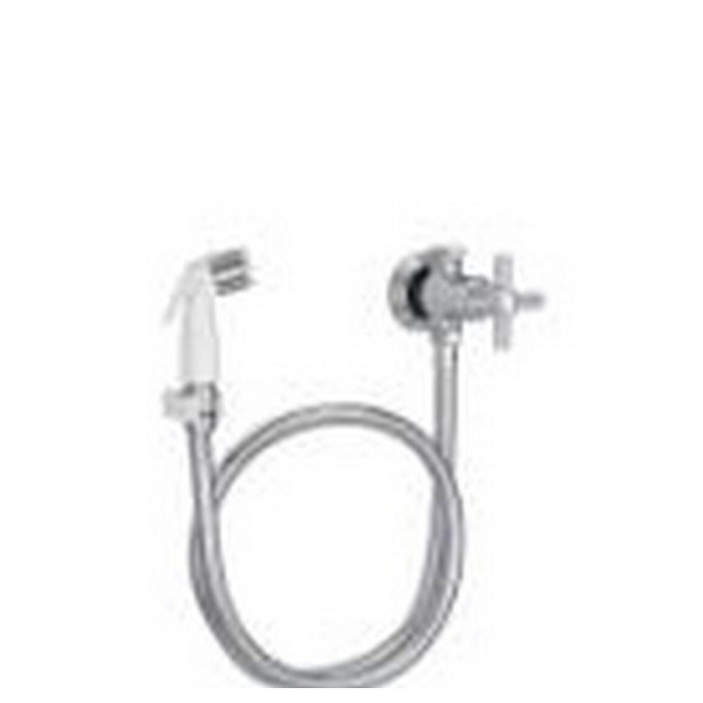 Ducha Higiênica Com Registro Derivação E Gatilho Dynamic White Cromado Deca - 2