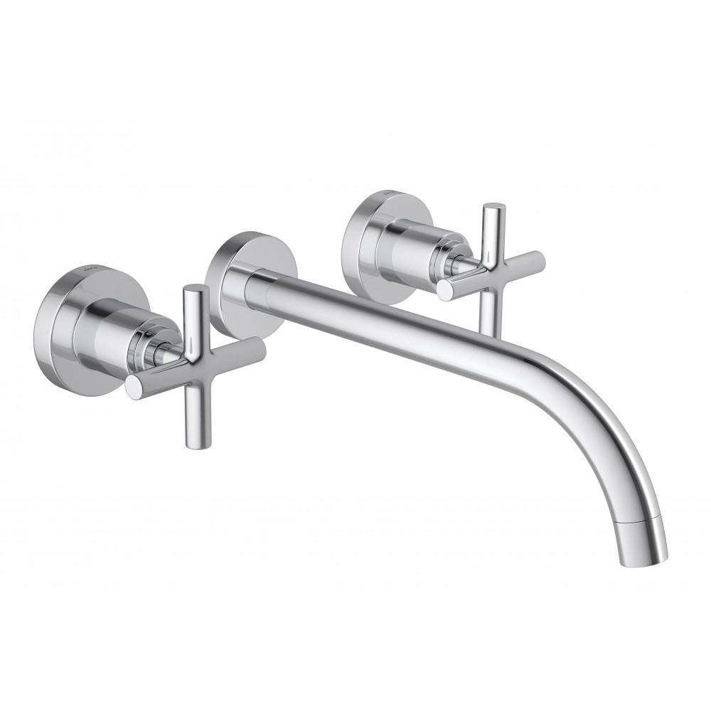 Misturador Para Lavatório De Parede Duna Clássica Cromado Deca - 1