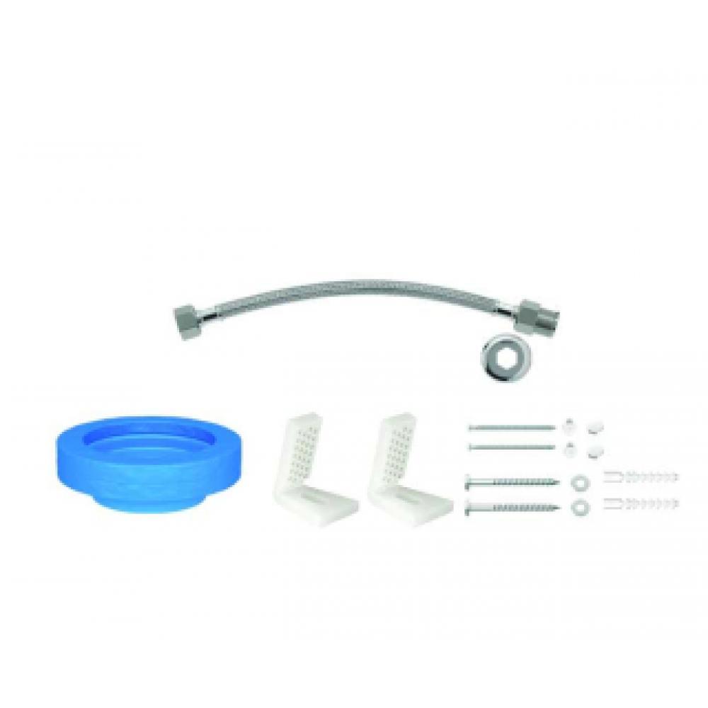 Kit De Instalação Para Bacia Com Caixa E Fixação Lateral Cromado Deca - 1