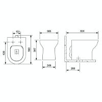 Kit Vaso Sanitário Convencional Com Assento Polipropileno E Itens de Instalação Nexo Branco Roca - 7