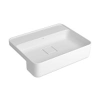 Cuba Semiencaixe Retangular Com Mesa 50cm Branco Deca - 1