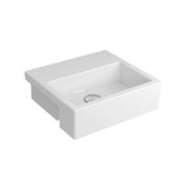 Cuba De Semiencaixe Retangular Com Mesa L733 Branco Deca 36x33cm  - 1