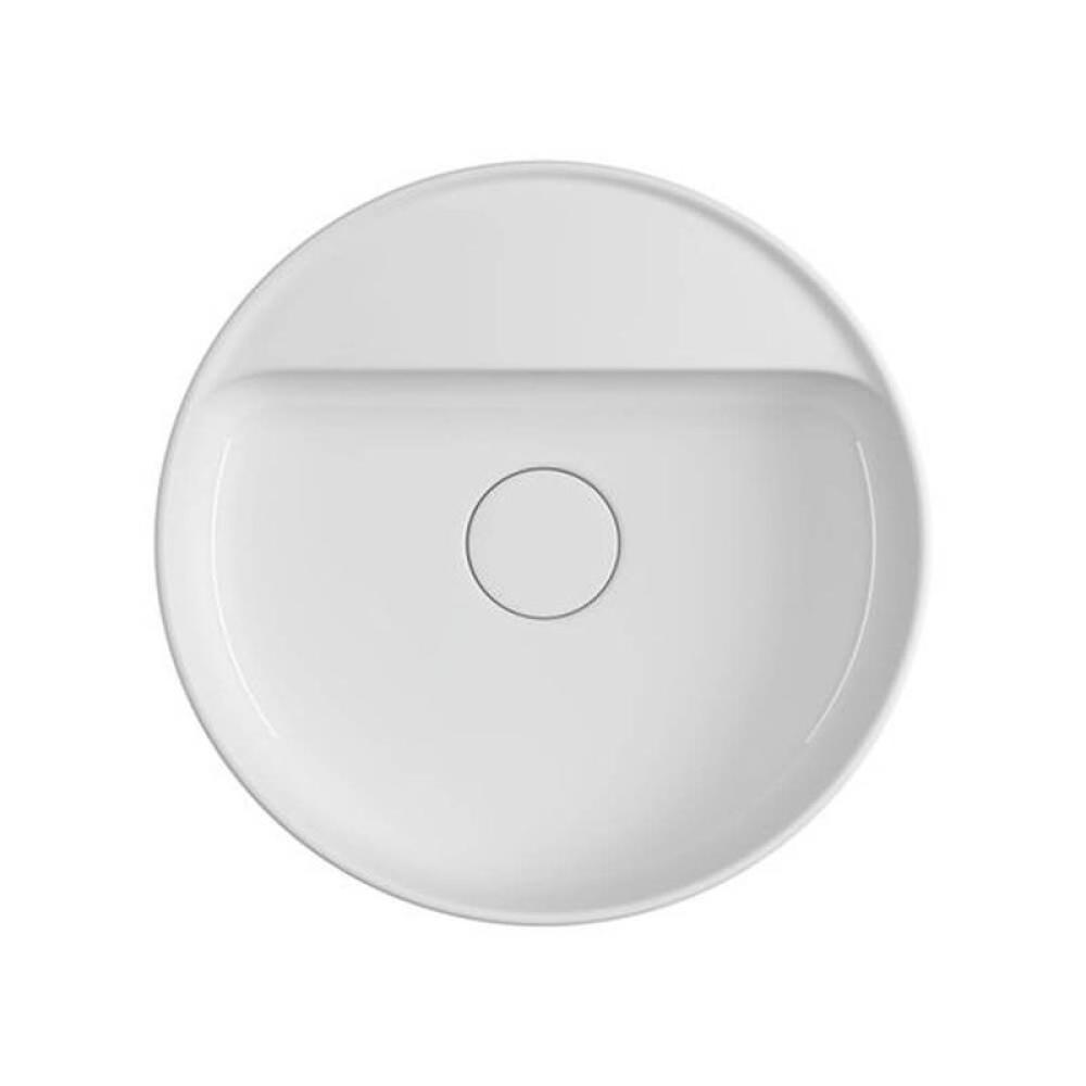 Cuba De Apoio Redonda Com Mesa Slim Branco Deca 40 cm - 4