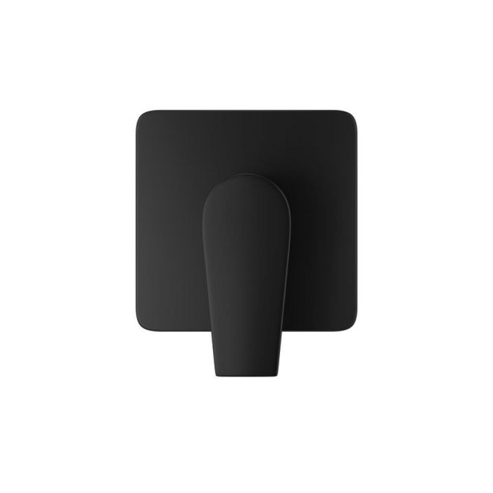 Acabamento monocomando de chuveiro Para Alta e baixa pressão Level Black Matte Deca - 2