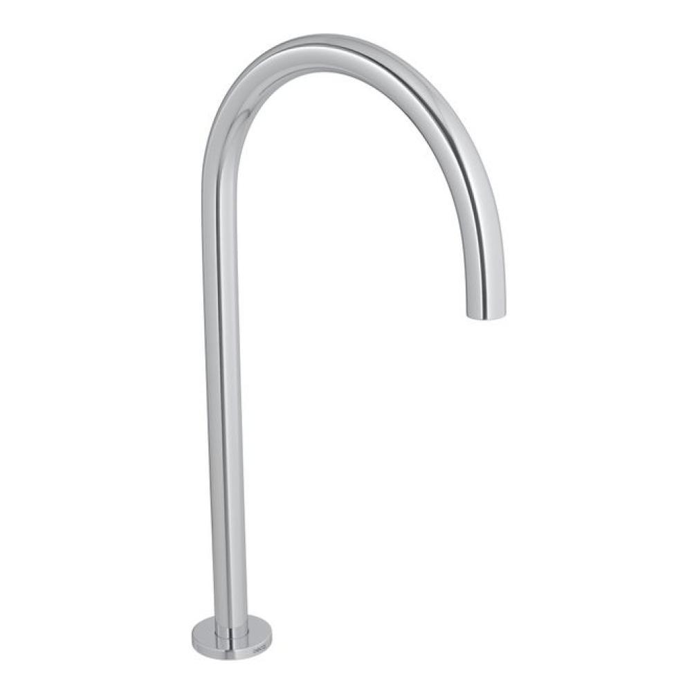 Bica Grande De Mesa Para Lavatório Redonda Deca You Cromado - 1