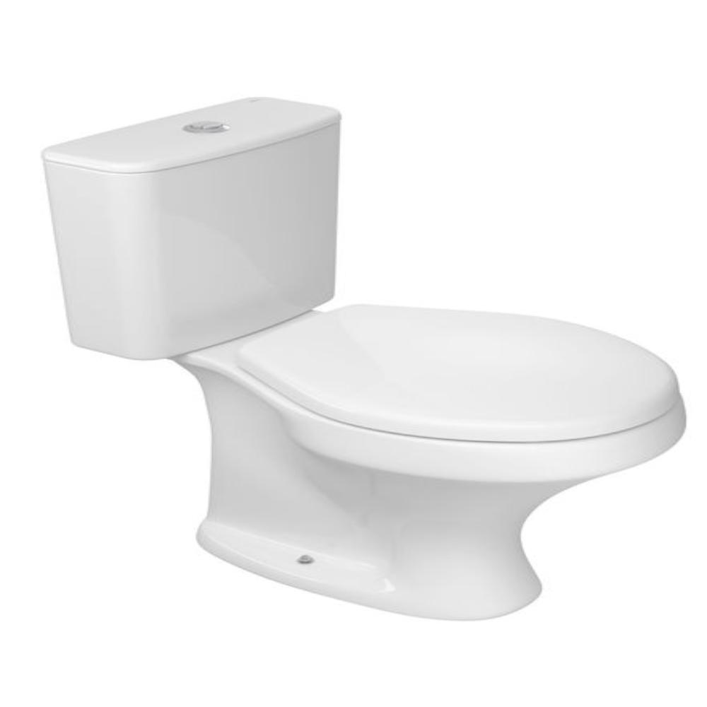 Kit Vaso Sanitário Com Caixa Acoplada Assento Sanitário Assento Sanitário E Componentes De Instalação Ravena Branco Deca - 1