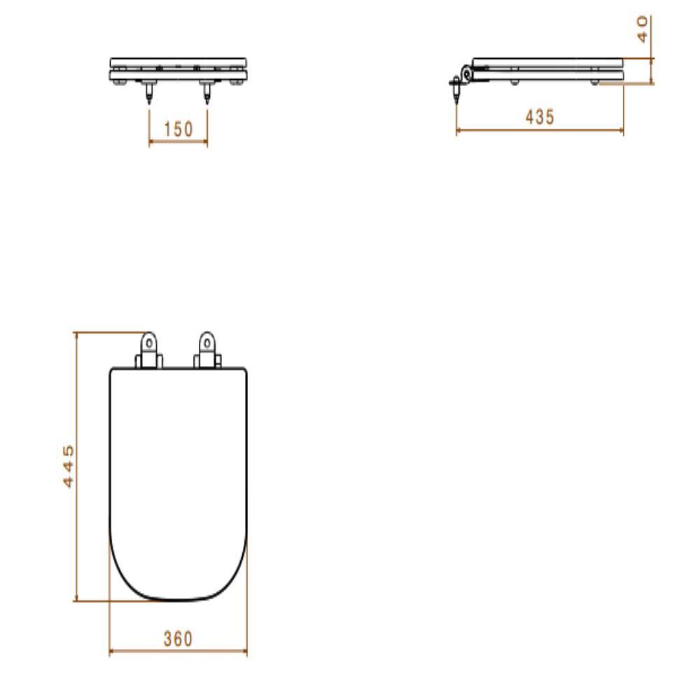 Assento Sanitário Poliéster Para Axis E Quadra Branco Deca - 4