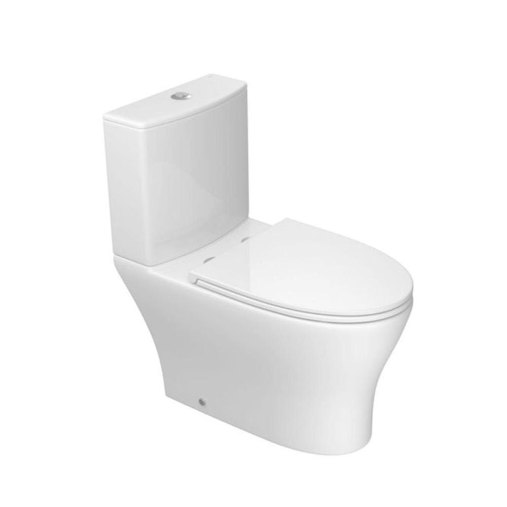 Kit Vaso Sanitário Com Caixa Acoplada Level Total Clean Branco Deca - 1