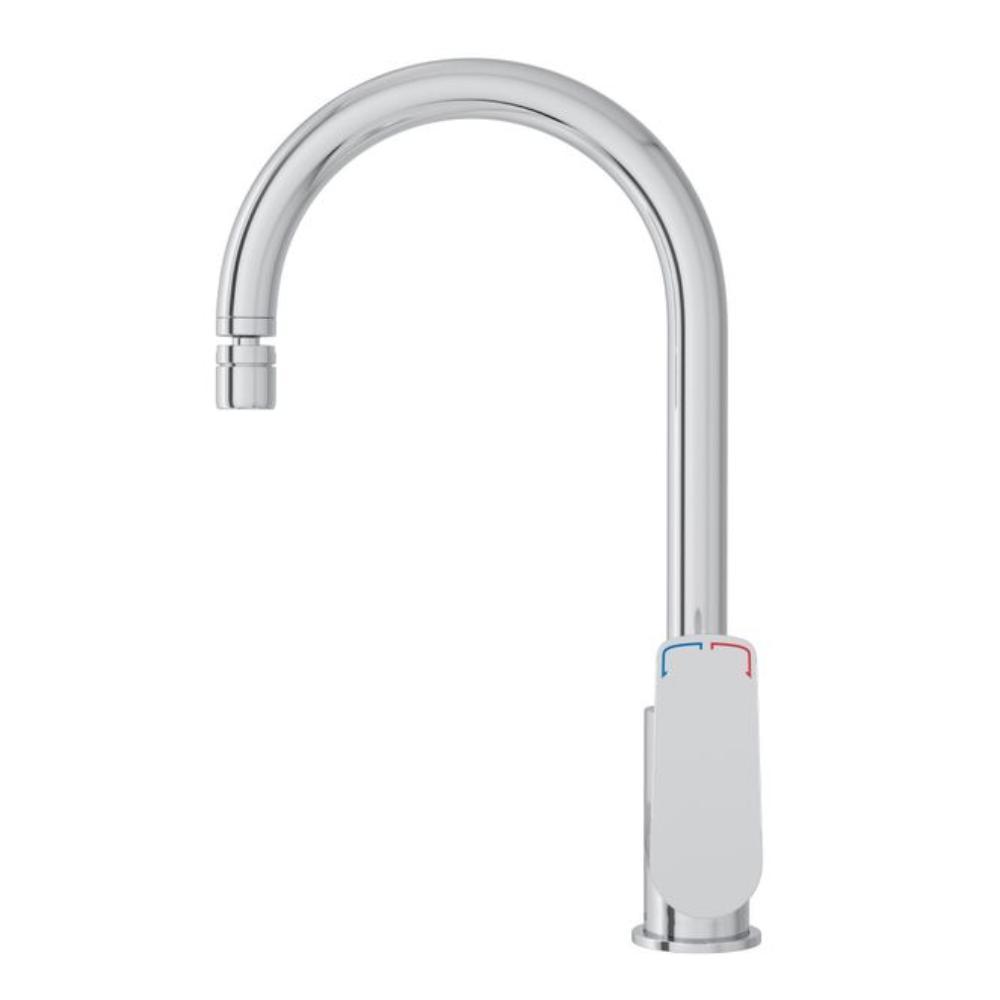 Misturador Monocomando De Mesa Para Cozinha Com Bica Móvel Level One Cromado Deca - 2