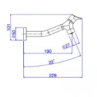 Torneira Para Lavatório De Parede Gama Cromado Deca - 4