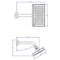 Chuveiro De Parede Quadrado Com Desviador Flex Plus Cromado Deca - 3