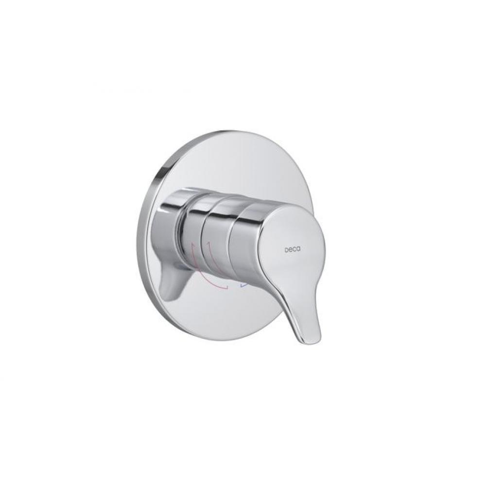 Acabamento Monocomando Para Chuveiro Alta e Baixa Pressão Gama Cromado Deca - 2