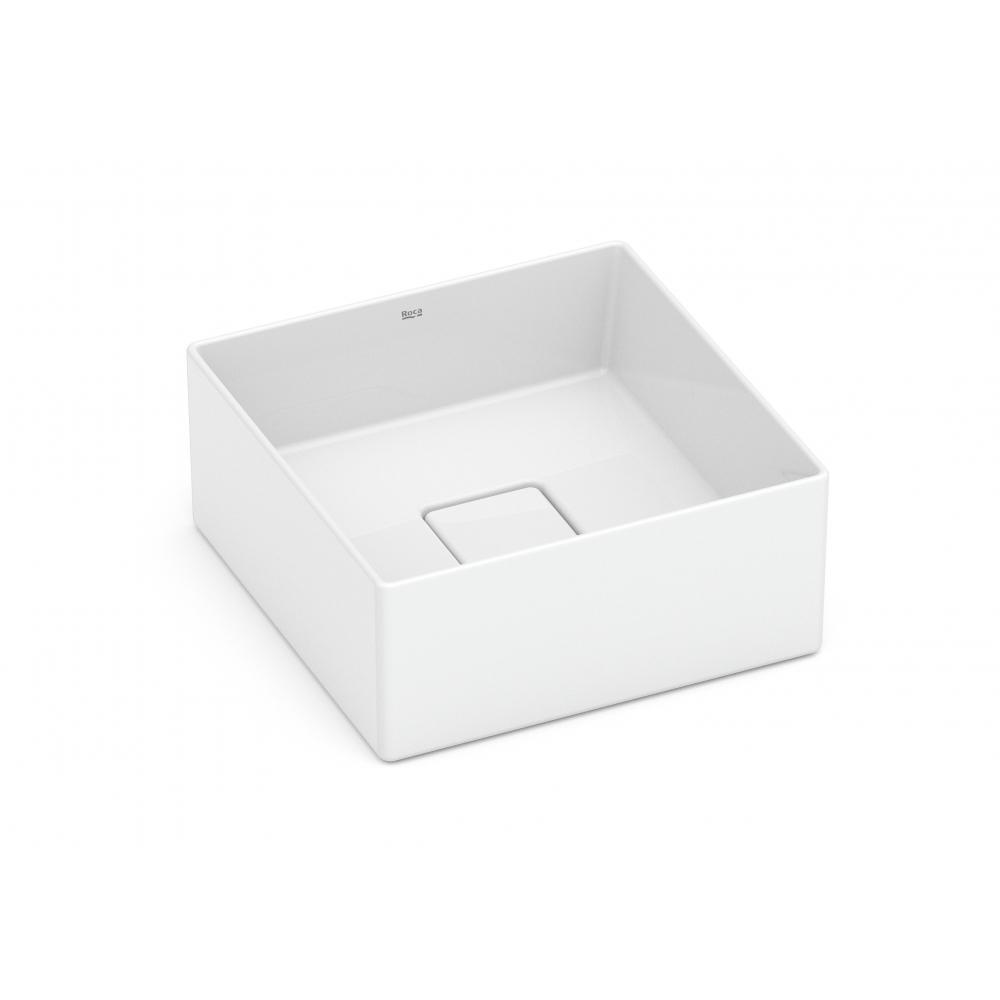 Cuba de Apoio Quadrada Sem Mesa Terra T3 Branco Roca 30x30cm - 1