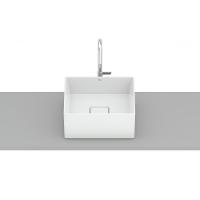 Cuba de Apoio Quadrada Sem Mesa Terra T3 Branco Roca 30x30cm - 2