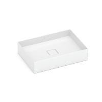 Cuba de Apoio Retangular Sem Mesa Terra T6 Branco Roca 51x36cm - 1