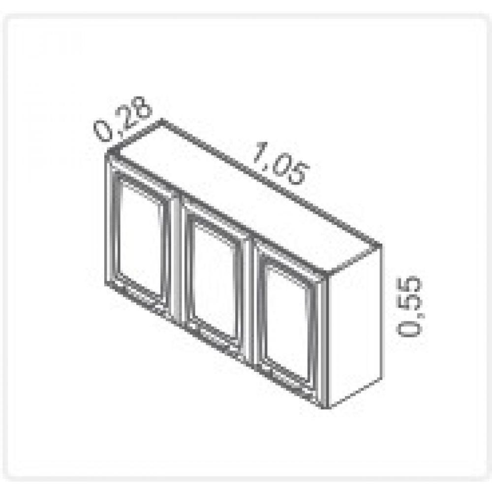 Armário Aéreo De Aço Luce 2018 Ip3-105 Branco Itatiaia - 2