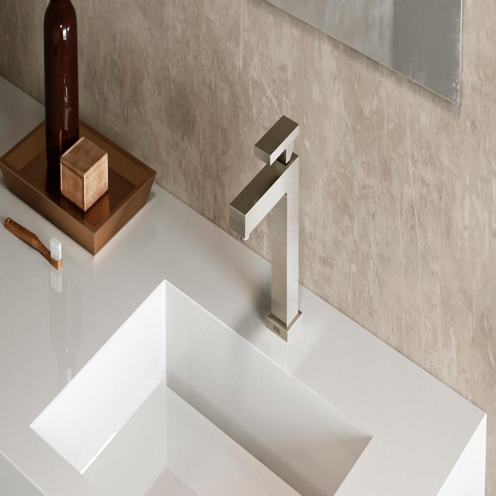 Torneira Para Lavatório De Mesa New Edge Bica Baixa Grafite Escovado Docol - 2