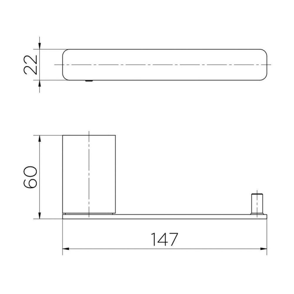 Papeleira Docolflat Onix Docol - 4