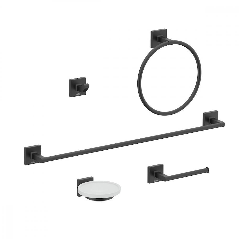 Kit Acessórios Com 5 Peças Up Preto Matte Celite - 1