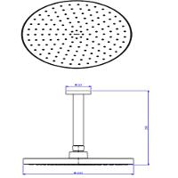 Chuveiro Redondo De Teto Flex Max Black Matte Deca - 2