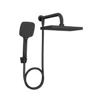 Chuveiro Quadrado De Parede Com Desviador Multijatos Flex Max Black Matte Deca - 1