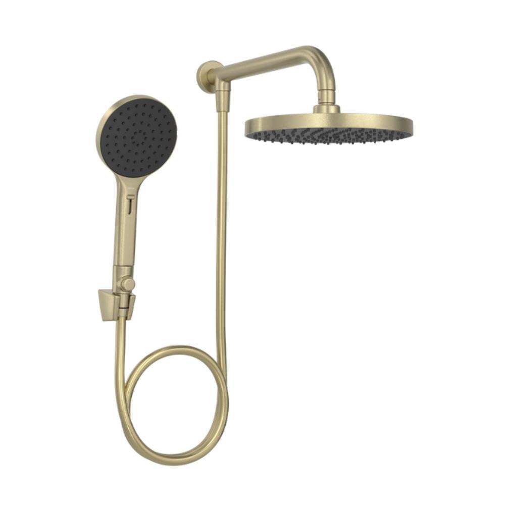 Chuveiro Redondo De Parede Com Desviador Multijatos Flex Max Summer Gold Deca - 1