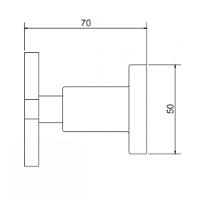 Acabamento Para Registro 1/2 3/4 E 1 Cromado Meber - 2