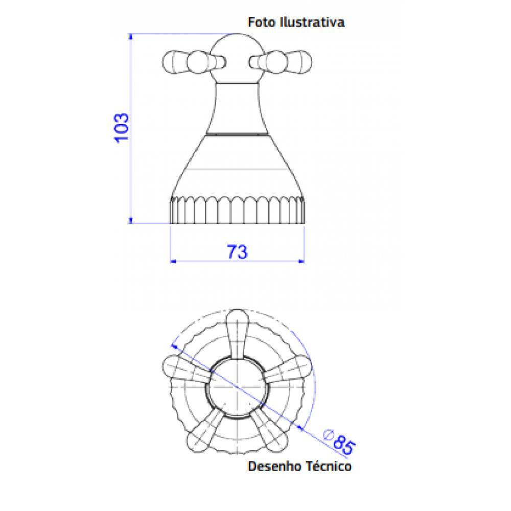 Acabamento Para Registro Grande 11/4 E 11/2 Perola Summer Matte Deca - 2