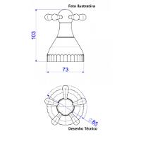 Acabamento Para Registro Grande 11/4 E 11/2 Perola Summer Matte Deca - 2