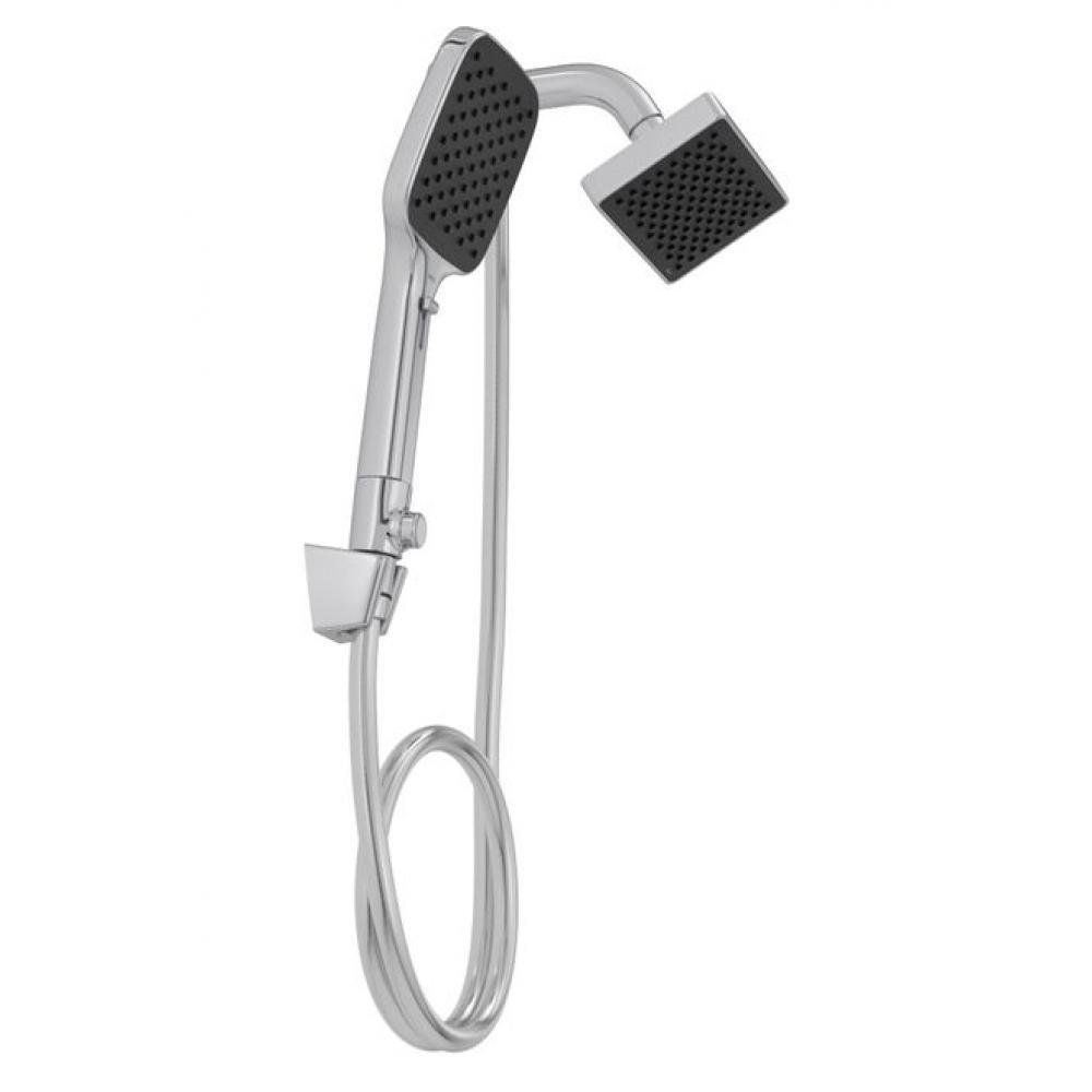 Chuveiro Retangular De Parede Com Desviador Cromado Deca 9x15cm - 2