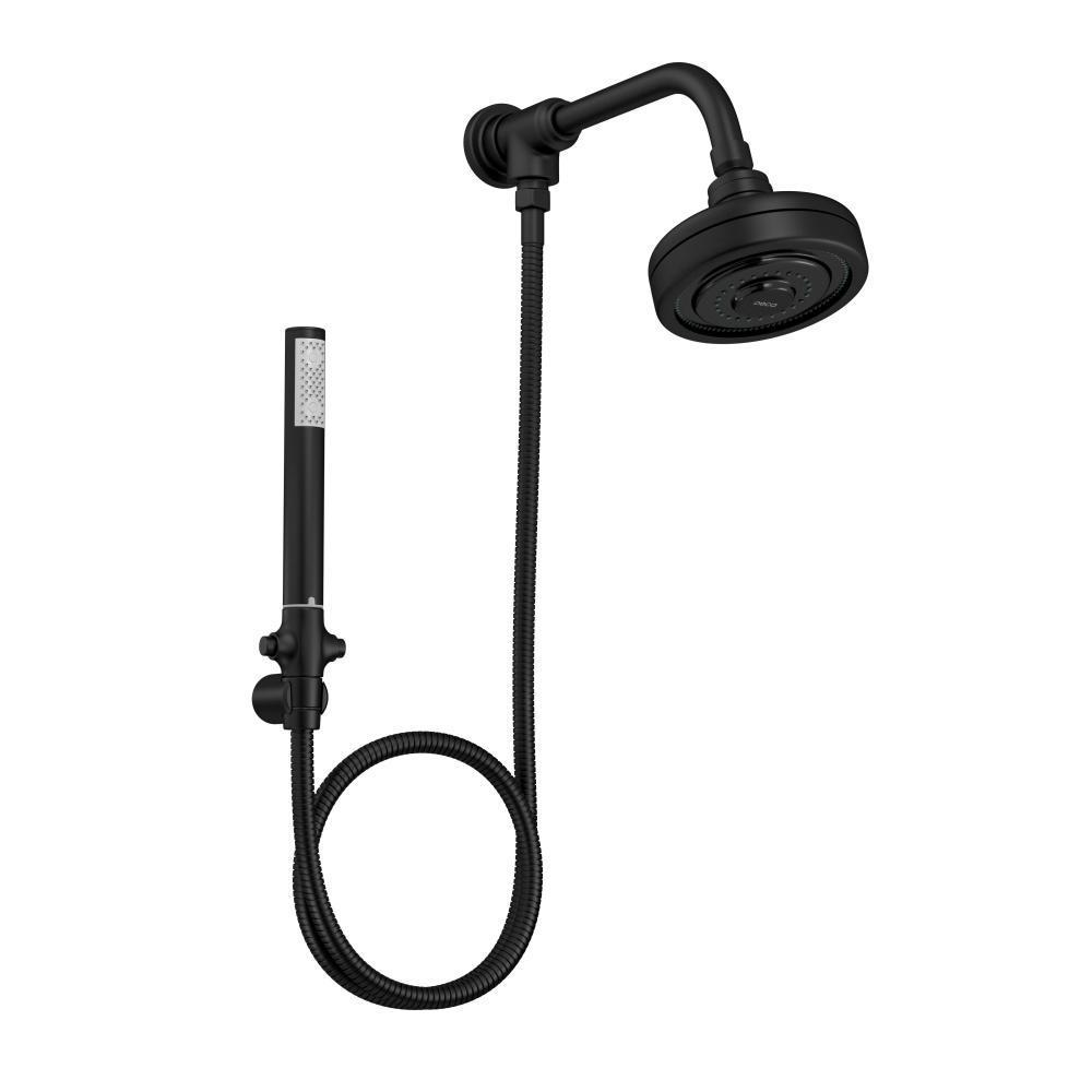 Kit Acqua Plus Com Flexível PVC Black Matte Deca - 1