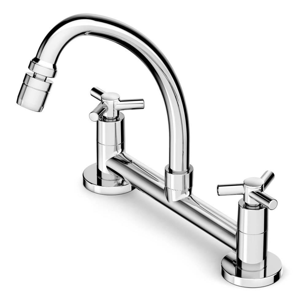 Misturador De Mesa Para Cozinha One Cromado Celite - 1