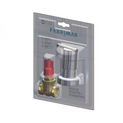 Registro De Gaveta Com Acabamento Gioia Fabrimar 3/4