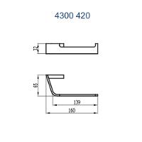 Papeleira Sem Cobertura Essence 420 Champagne Fani - 2