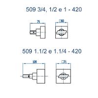 Acabamento De Registro Para Base Deca E Similares 3/4 D'oro Vecchio - 2