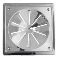 Grelha Quadrada Rotativa Com Caixilho Fabrimar 10x10cm - 1