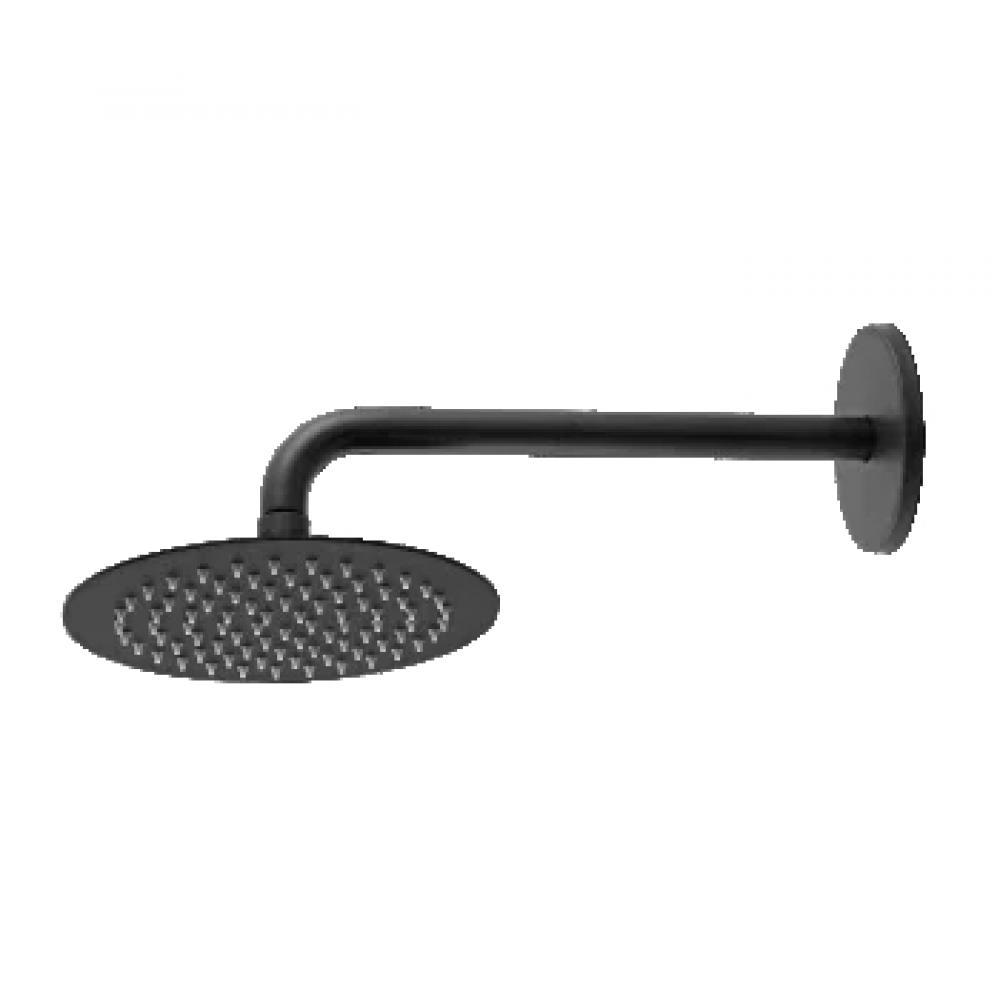 Ducha De Parede Verve 64 Com Cano Preto Matte Meber 30cm - 1