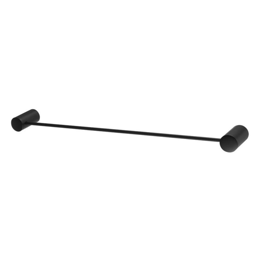 Porta Toalha Linear Atria Preto Matte Meber - 1