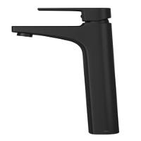 Misturador Monocomando De Mesa Para Lavatório Bica Alta Level Black Mate Deca - 2