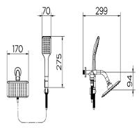 Chuveiro Docol Slim De Parede Com Desviador Docol - 3