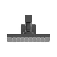 Chuveiro Com Braço De Parede Flow Preto Matte Celite 15x15cm - 3