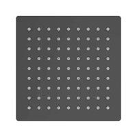 Chuveiro Com Braço De Parede Flow Preto Matte Celite 15x15cm - 4