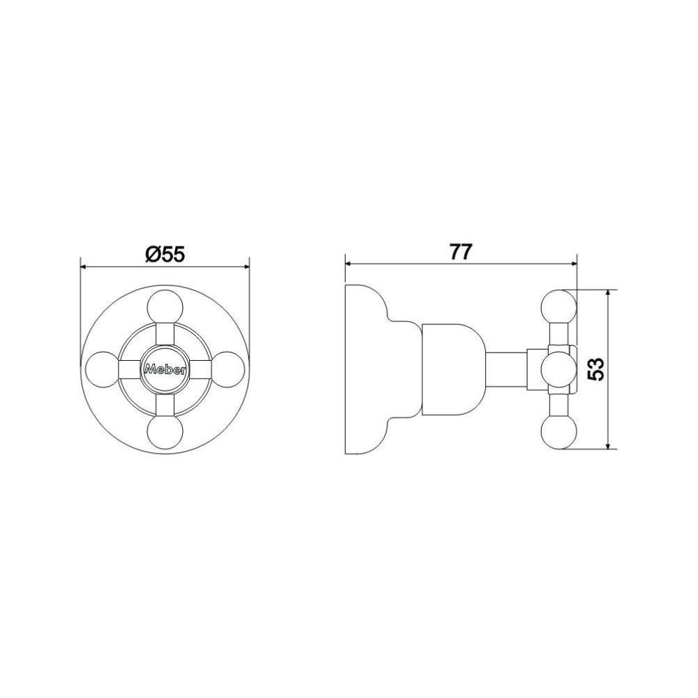 Acabamento Para Registro 1/2'', 3/4'' e 1'' Supernova Meber - 2