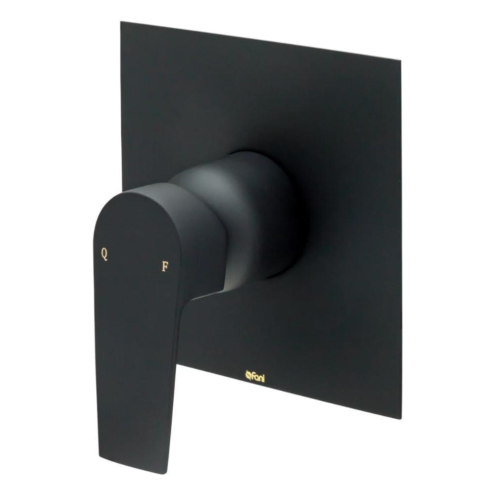 Acabamento Para Base Monocomando Deca 3/4" Bold 520 Bk370 Preto Fosco Fani Metais - 1