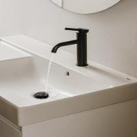 Misturador Monocomando de Mesa para Lavatório Bica Baixa Ona Preto Matte Roca - 3