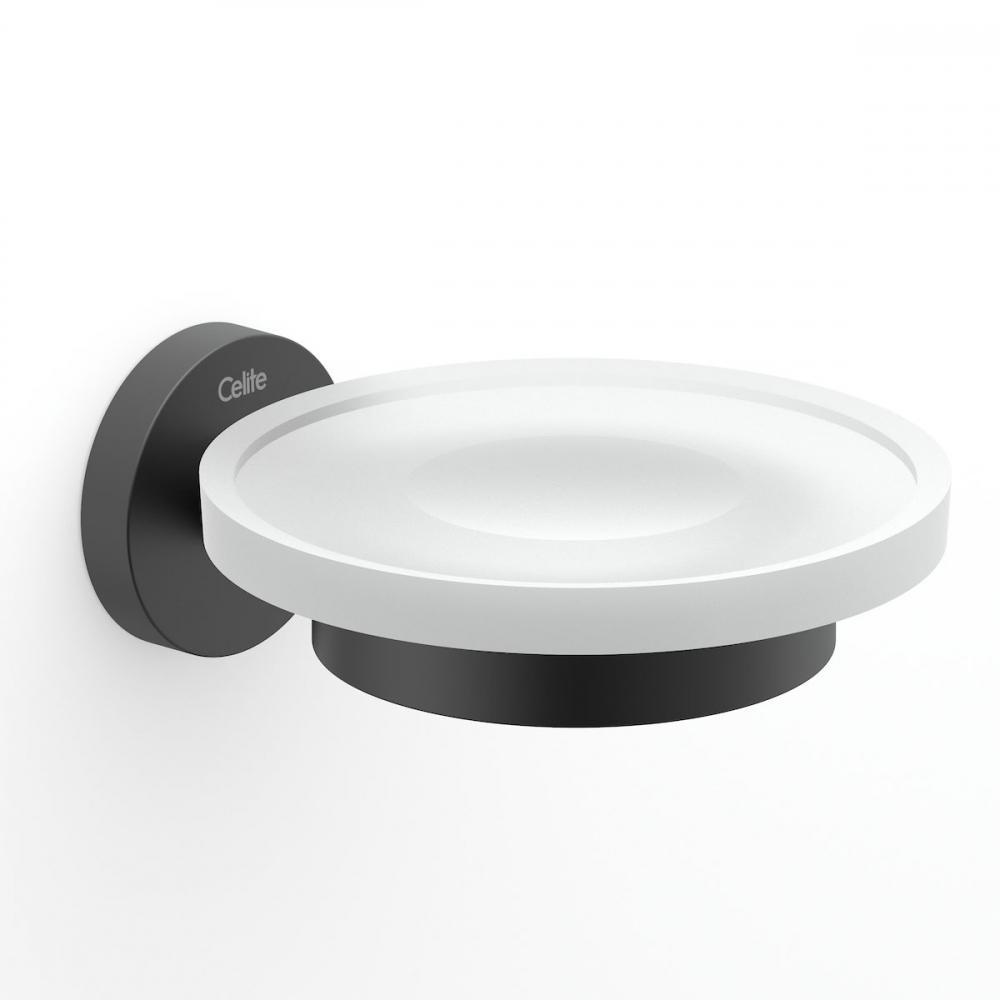 Saboneteira N. City Preto Matte Celite - 2