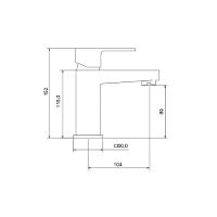Monocomando Para Lavatório Balcão 2875 C 52 Meber - 2